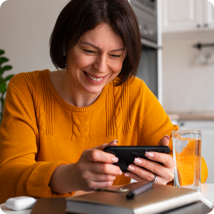 Interfaz de usuario del sistema autogestionado de Triapp